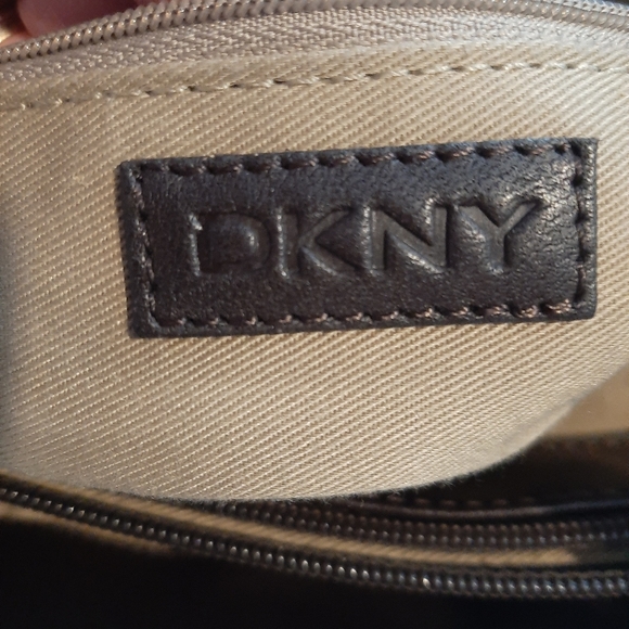 DKNY brown leather tote - Picture 4 of 7